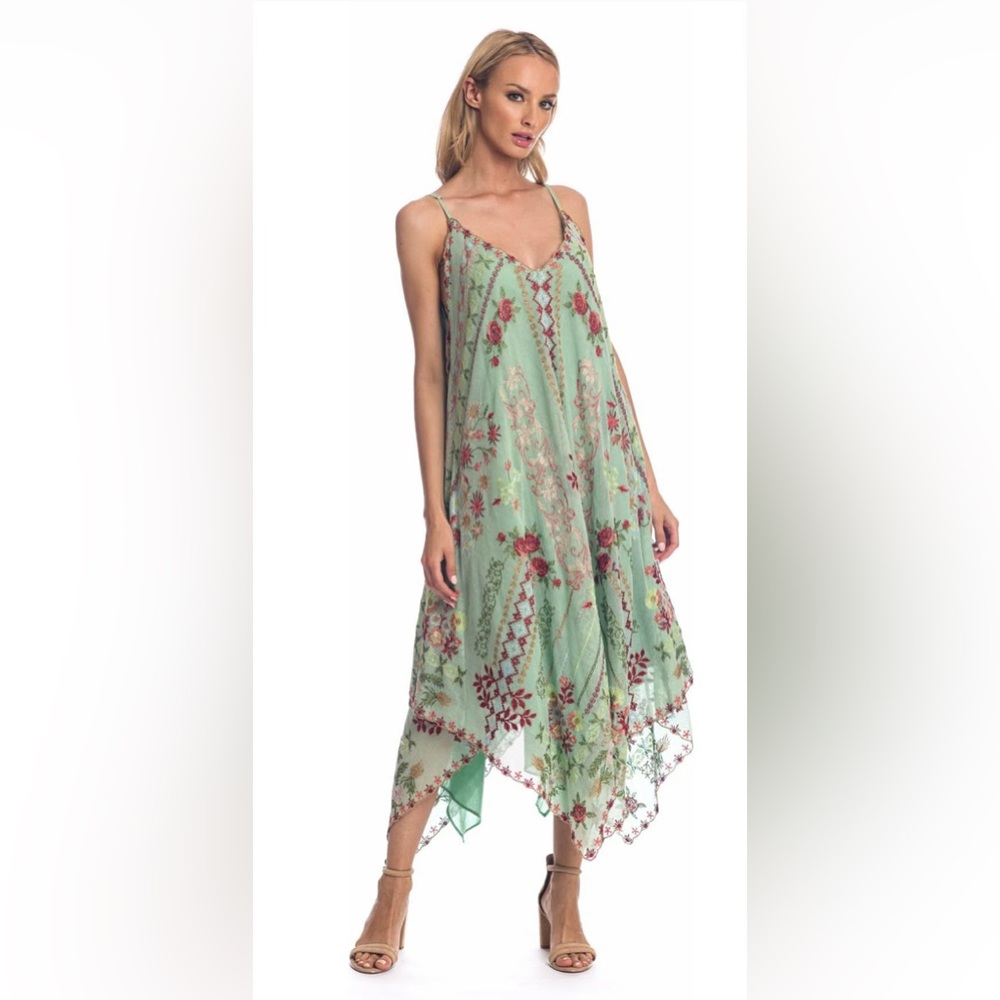 Tolani Drew Blossom Embroidered Dress Sz L